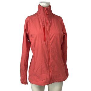 MOUNTAIN HARDWEAR ~ WOMENS MEDIUM ~ CORAL STRETCH LIGHT WEIGHT JACKET